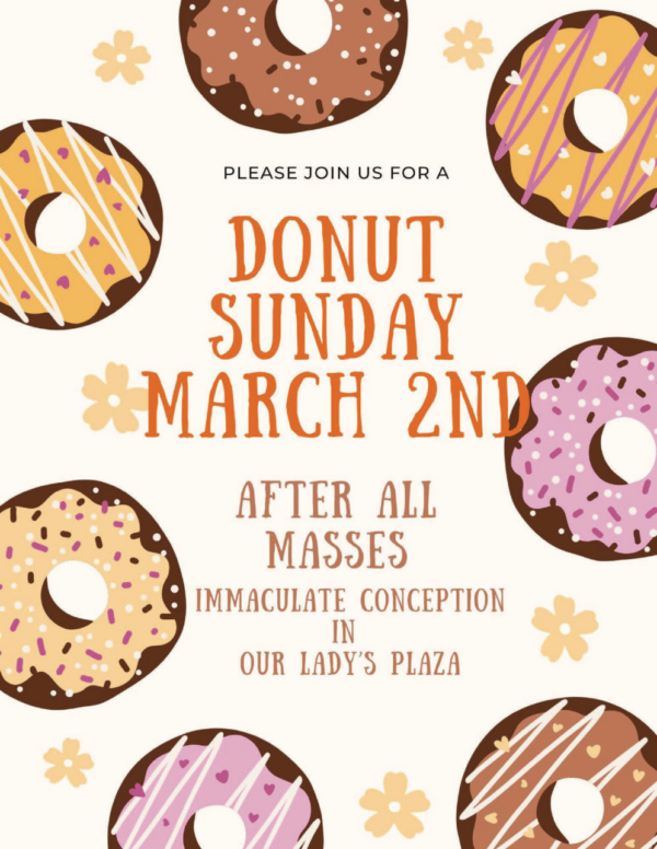 Donut Sunday @ Our Lady's Plaza